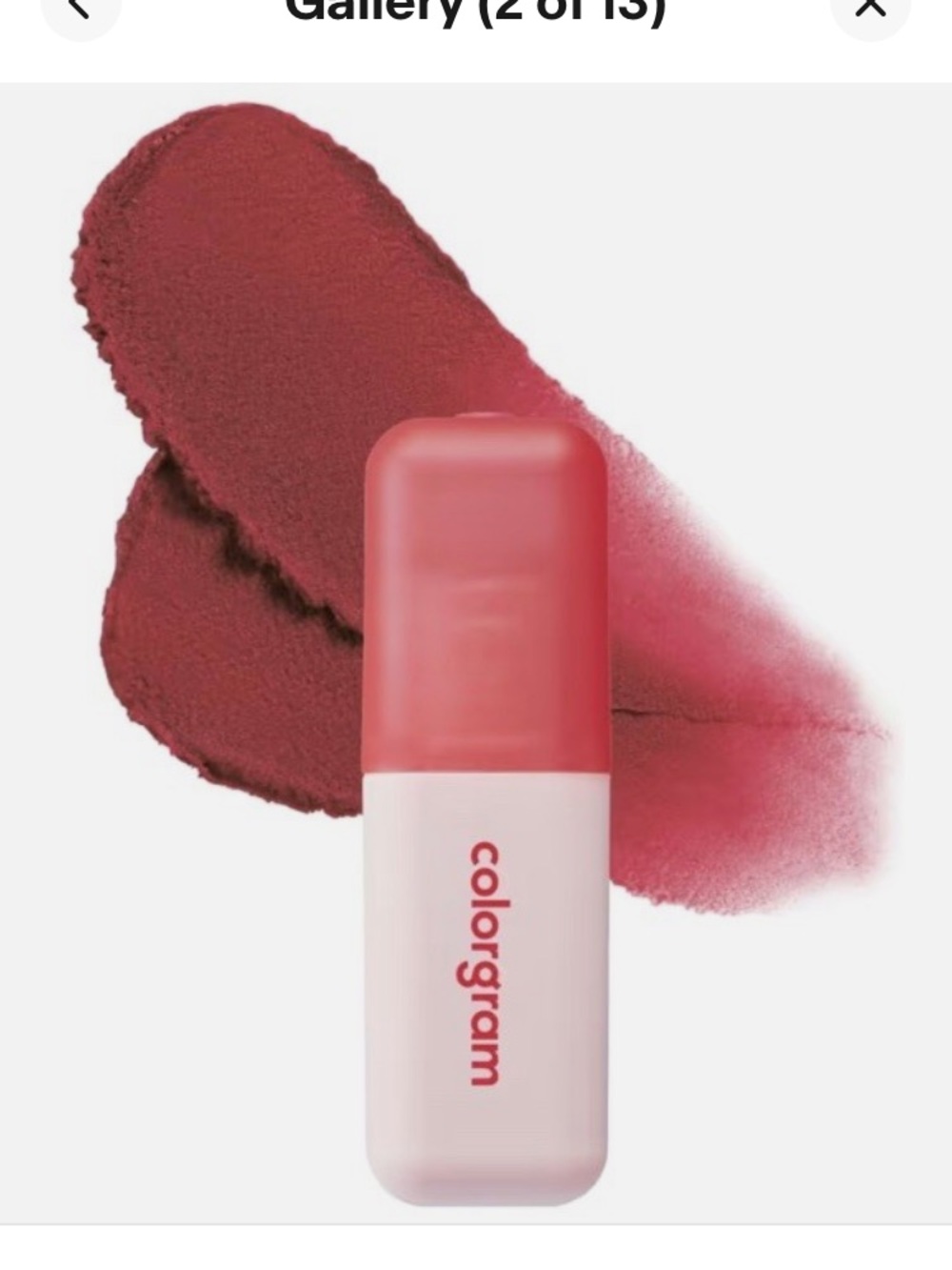 Colorgram Matte Nude Blur Lip Tint - 05 Vintage Red